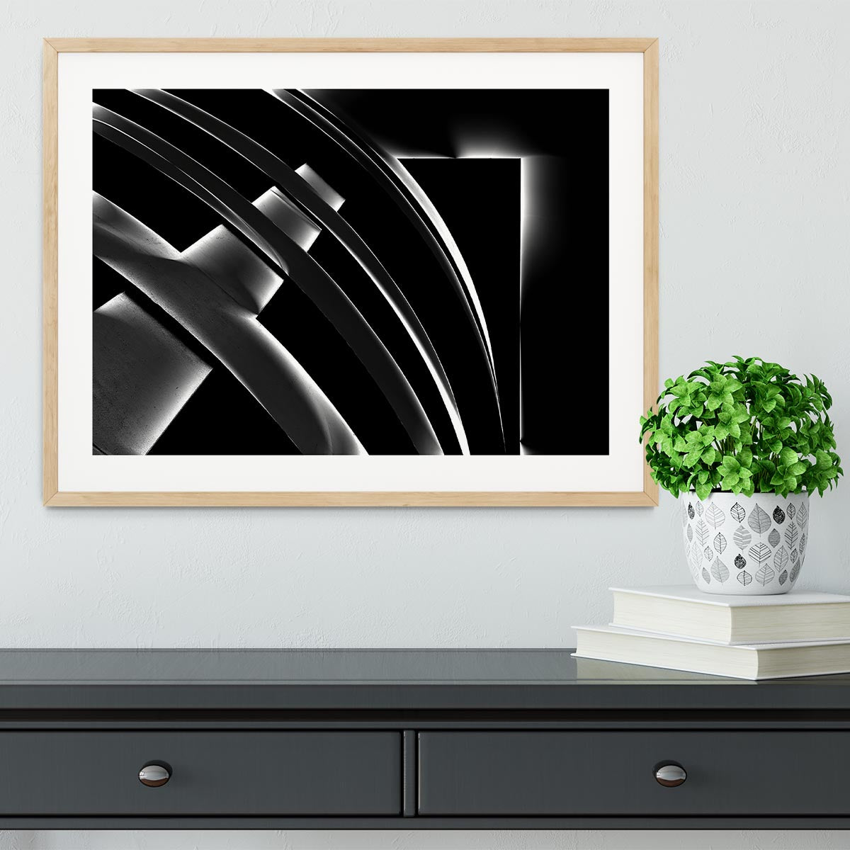 Metal Glow Framed Print - Canvas Art Rocks - 3