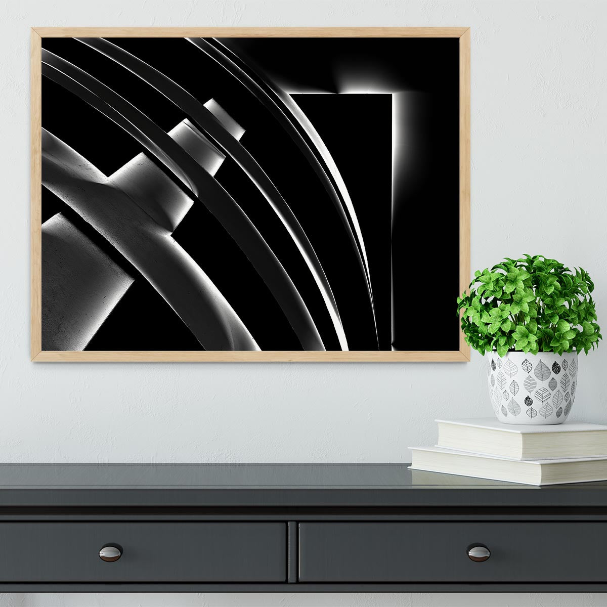 Metal Glow Framed Print - Canvas Art Rocks - 4