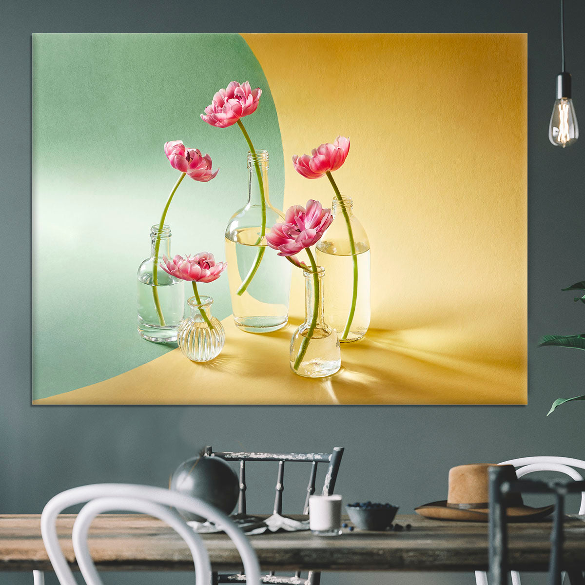 Five tulips Canvas Print or Poster - Canvas Art Rocks - 3