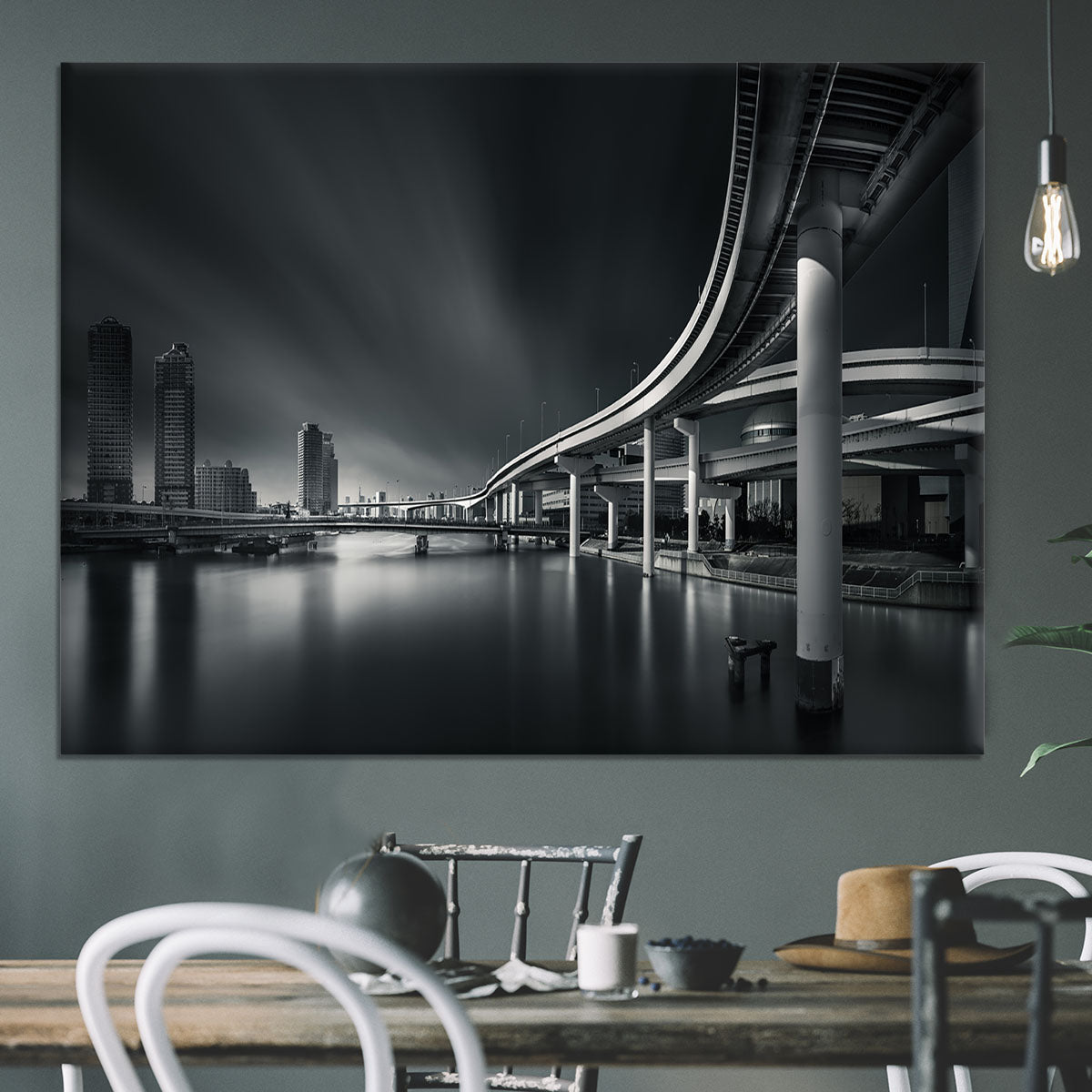 Mirage of Tokyo city Canvas Print or Poster - Canvas Art Rocks - 3