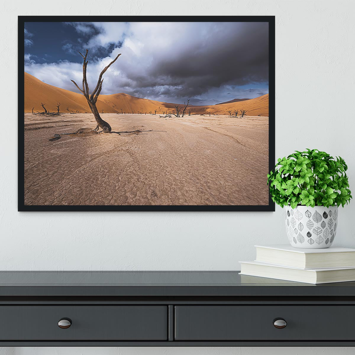 Deadvlei Desert Framed Print - Canvas Art Rocks - 2