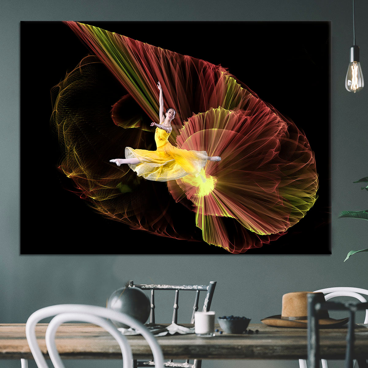 Dancer With Light Canvas Print or Poster - Canvas Art Rocks - 3