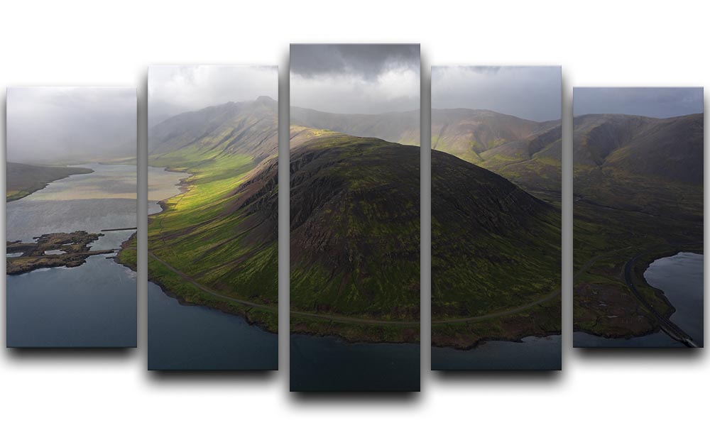 Snaefellsnes Peninsula 5 Split Panel Canvas - Canvas Art Rocks - 1