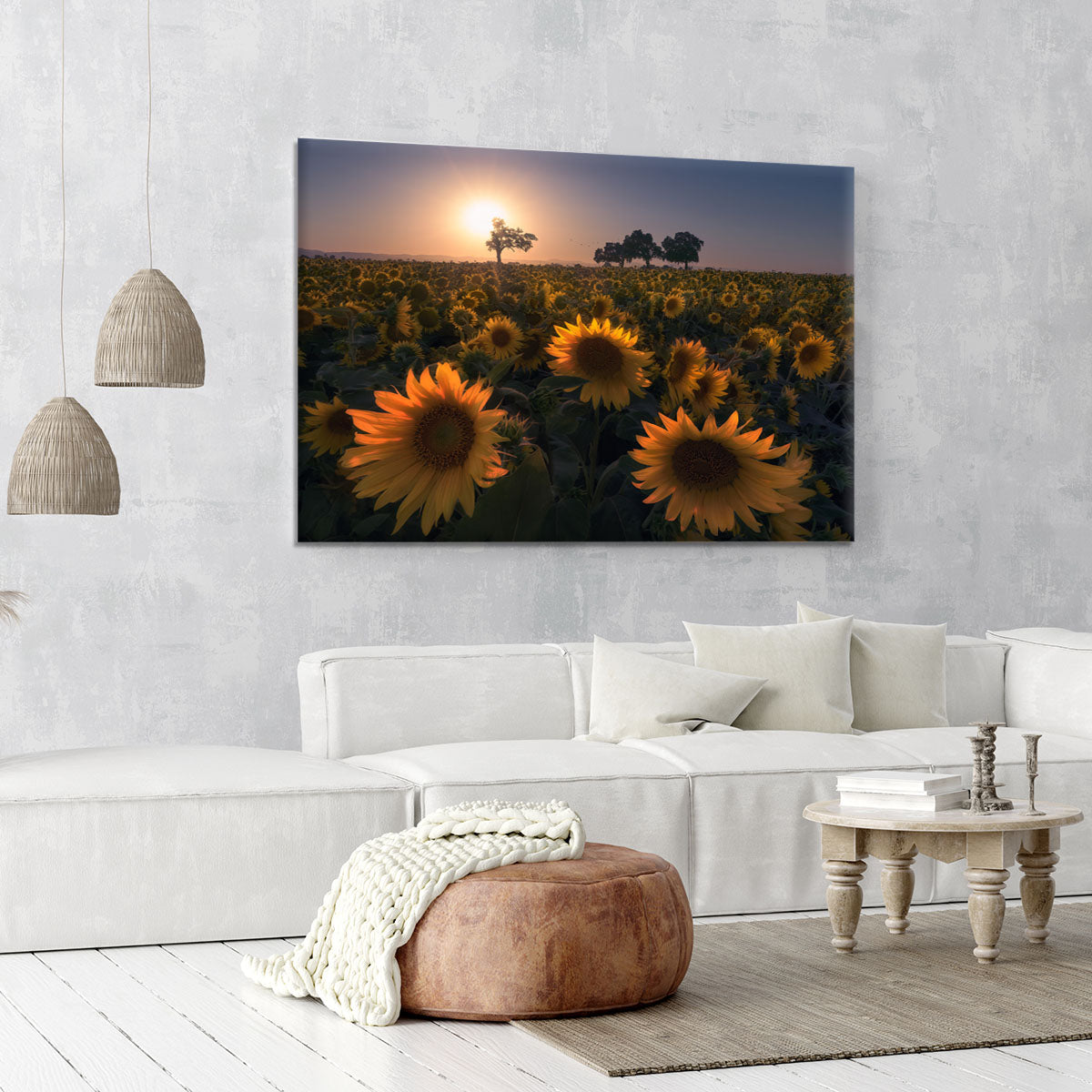 Sunflower Field Canvas Print or Poster - Canvas Art Rocks - 6