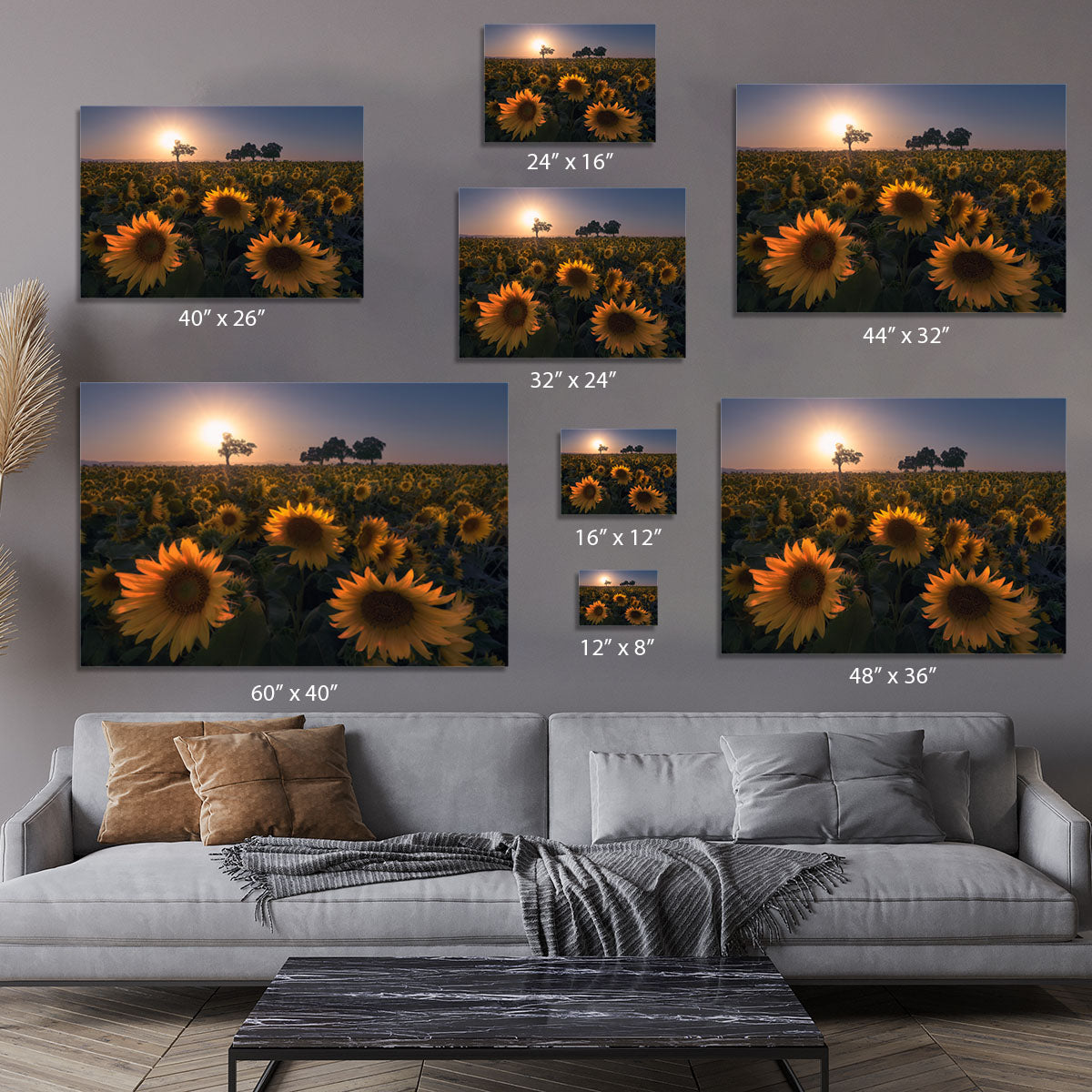 Sunflower Field Canvas Print or Poster - Canvas Art Rocks - 7