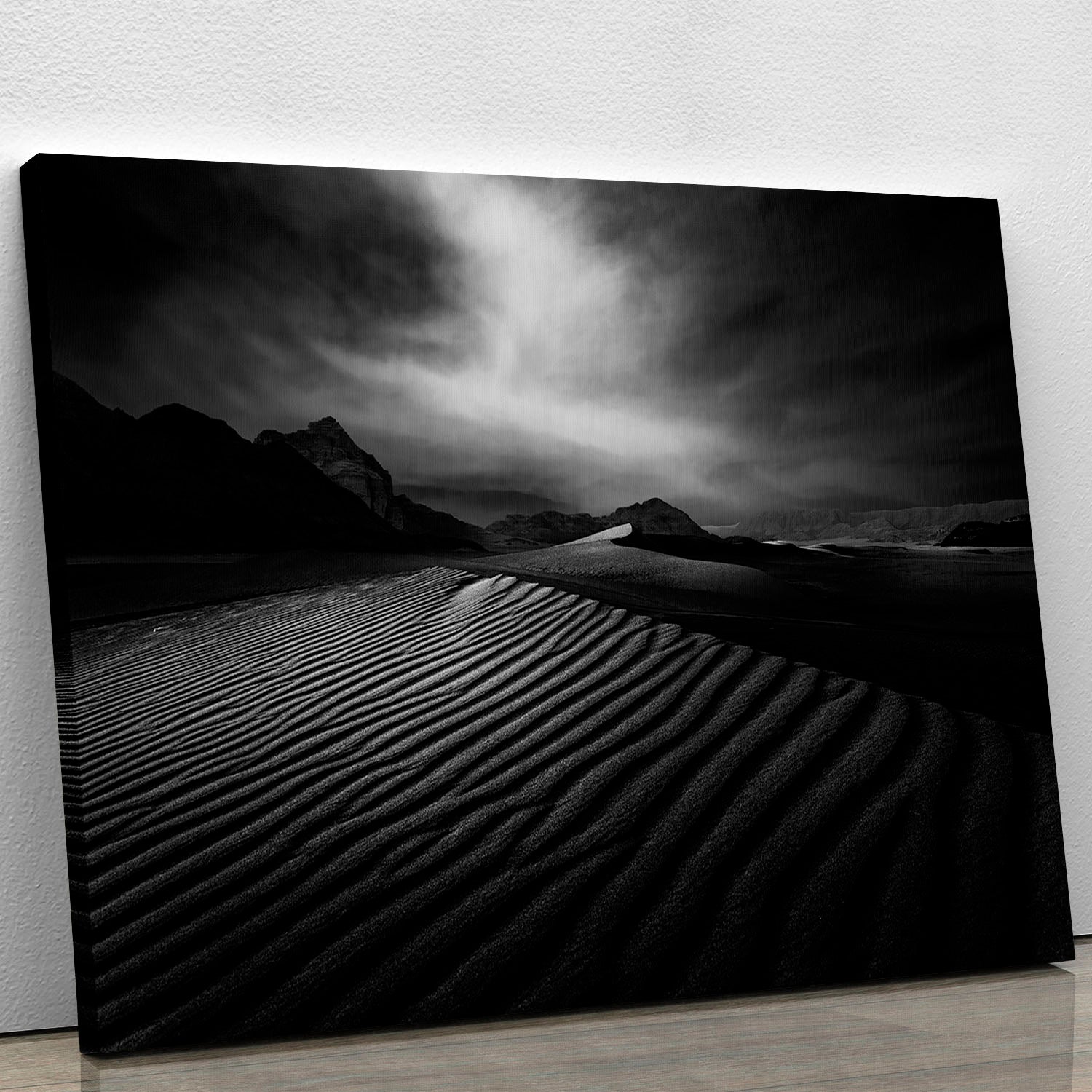 Desert In Greyscale Canvas Print or Poster - Canvas Art Rocks - 1
