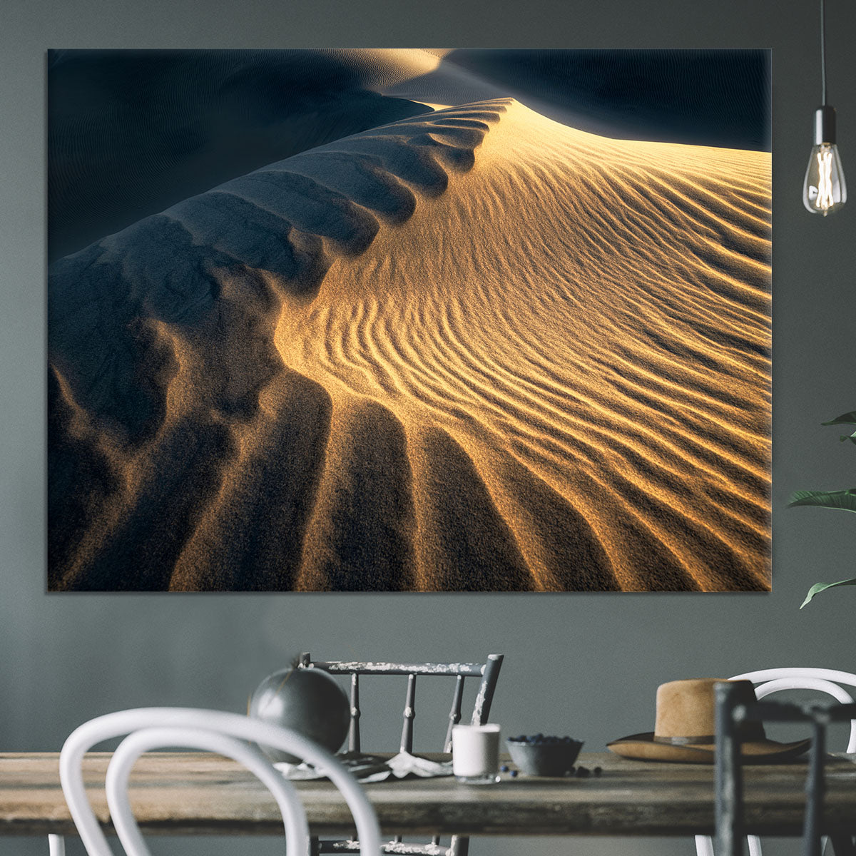 Ripples On The Desert Canvas Print or Poster - Canvas Art Rocks - 3