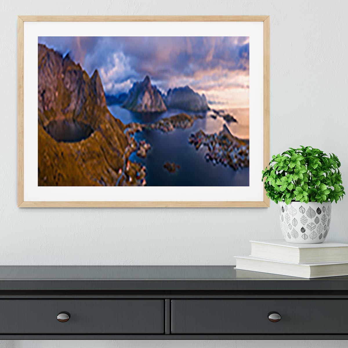 View Of Lofoten Framed Print - Canvas Art Rocks - 3