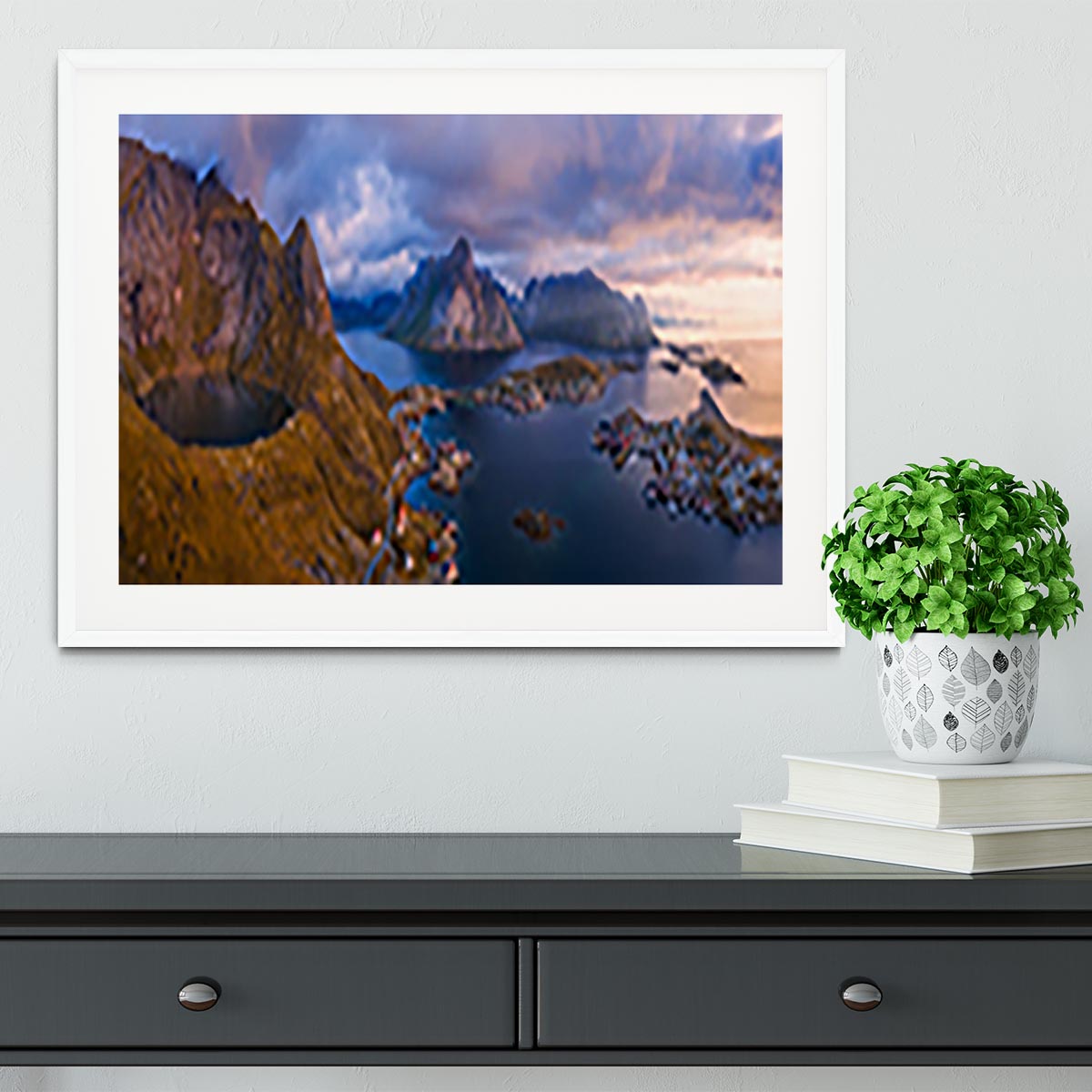 View Of Lofoten Framed Print - Canvas Art Rocks - 5