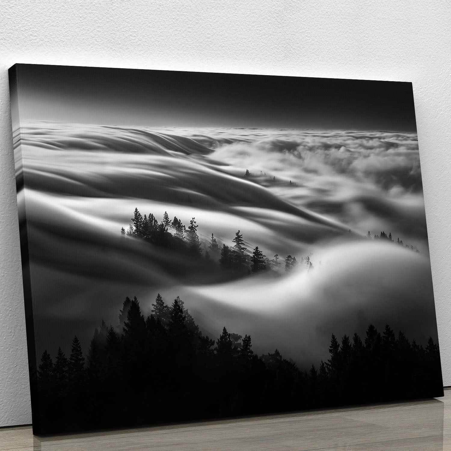 Clouds Above A Forest Canvas Print or Poster - Canvas Art Rocks - 1