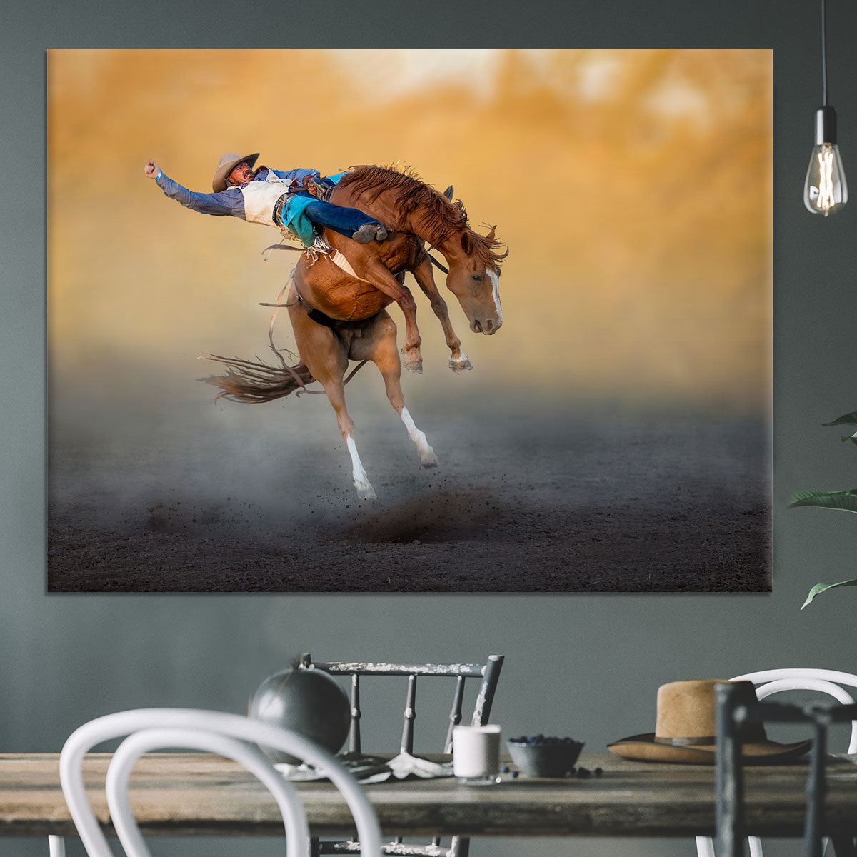 Cowboy Rodeo Part 2 Canvas Print or Poster - Canvas Art Rocks - 3