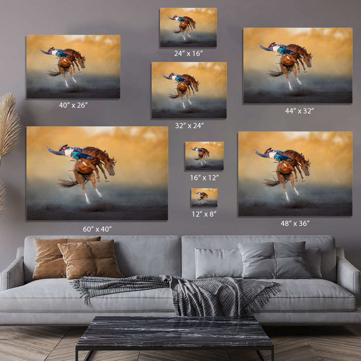 Cowboy Rodeo Part 2 Canvas Print or Poster - Canvas Art Rocks - 7