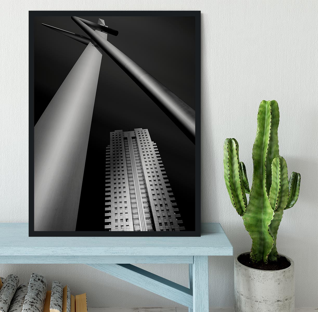 Skyscraper Framed Print - Canvas Art Rocks - 2