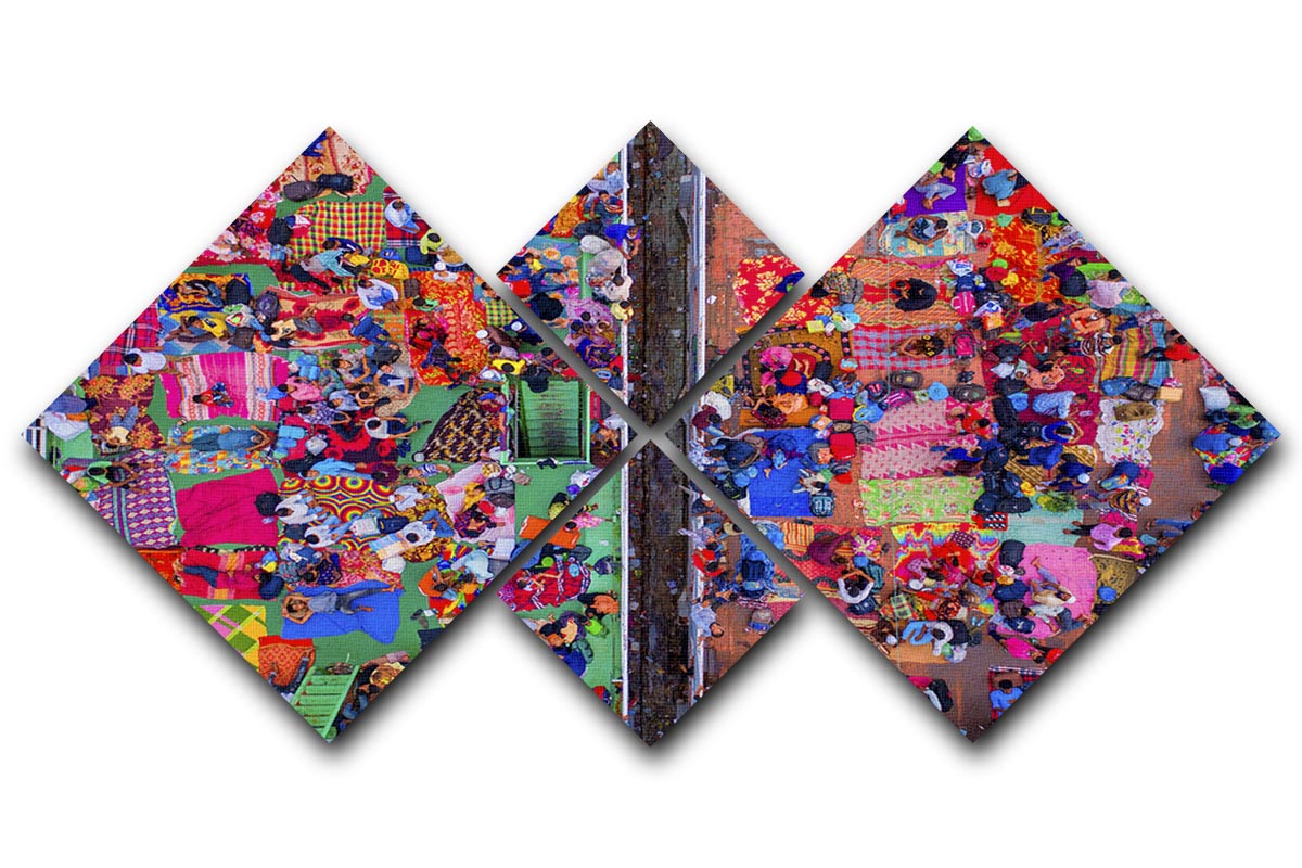 Eid Festival 4 Square Multi Panel Canvas - Canvas Art Rocks - 1