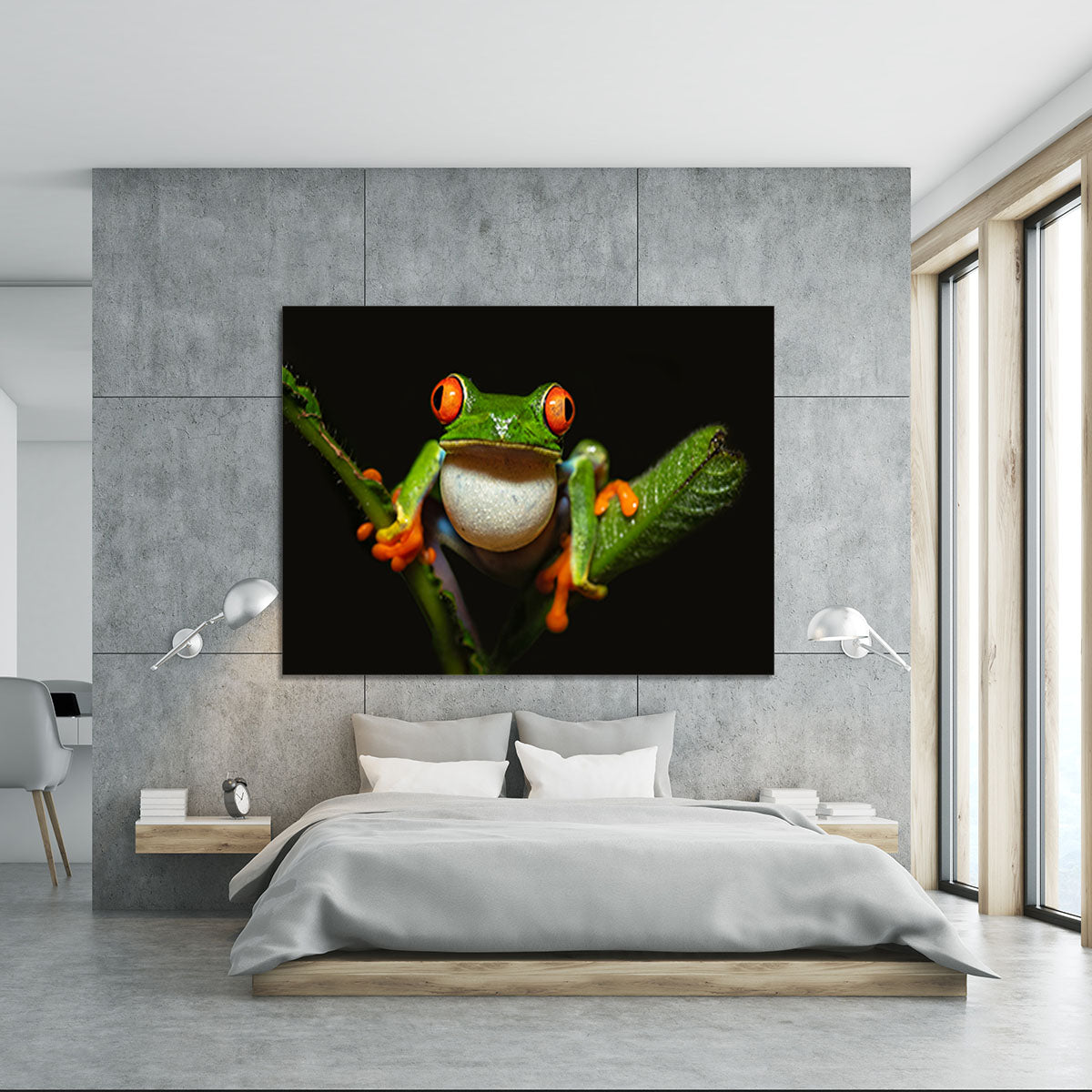 Red-eyed tree frog Canvas Print or Poster - Canvas Art Rocks - 5
