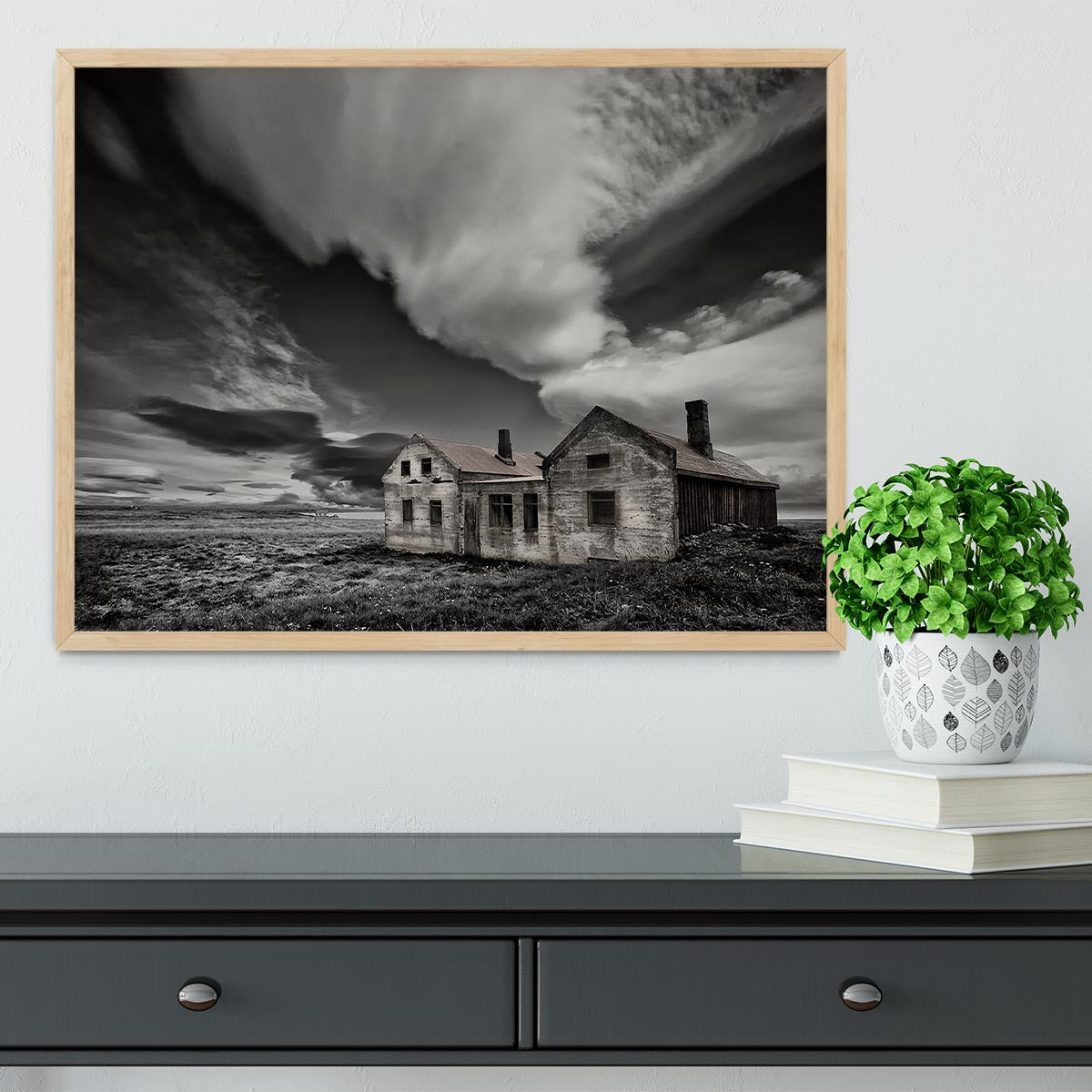 Abandoned Beachside House Framed Print - Canvas Art Rocks - 4