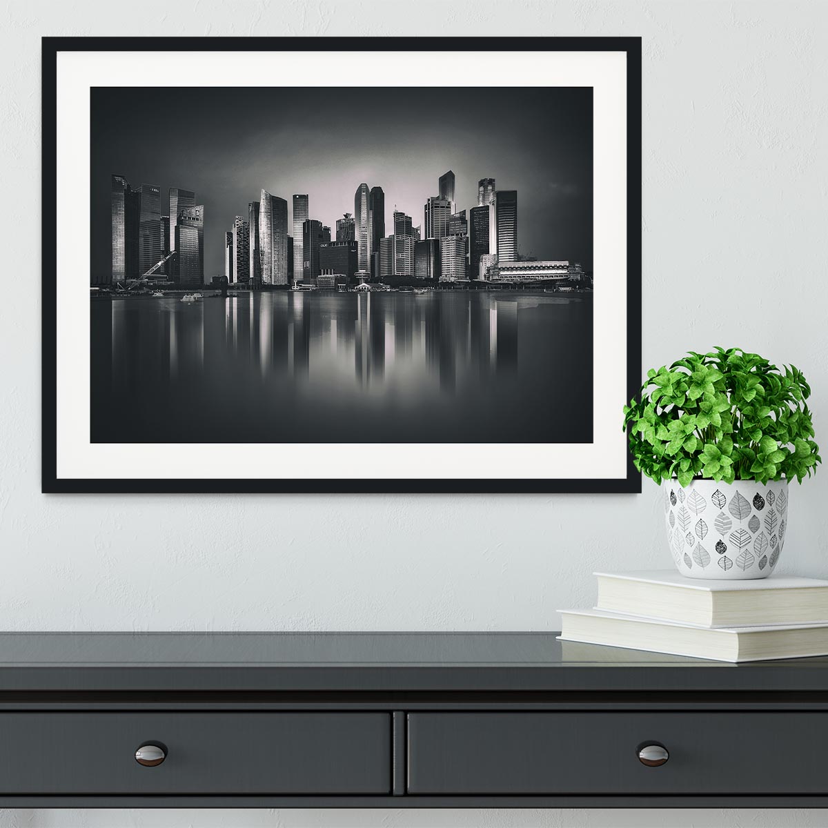 Marina bay Framed Print - Canvas Art Rocks - 1