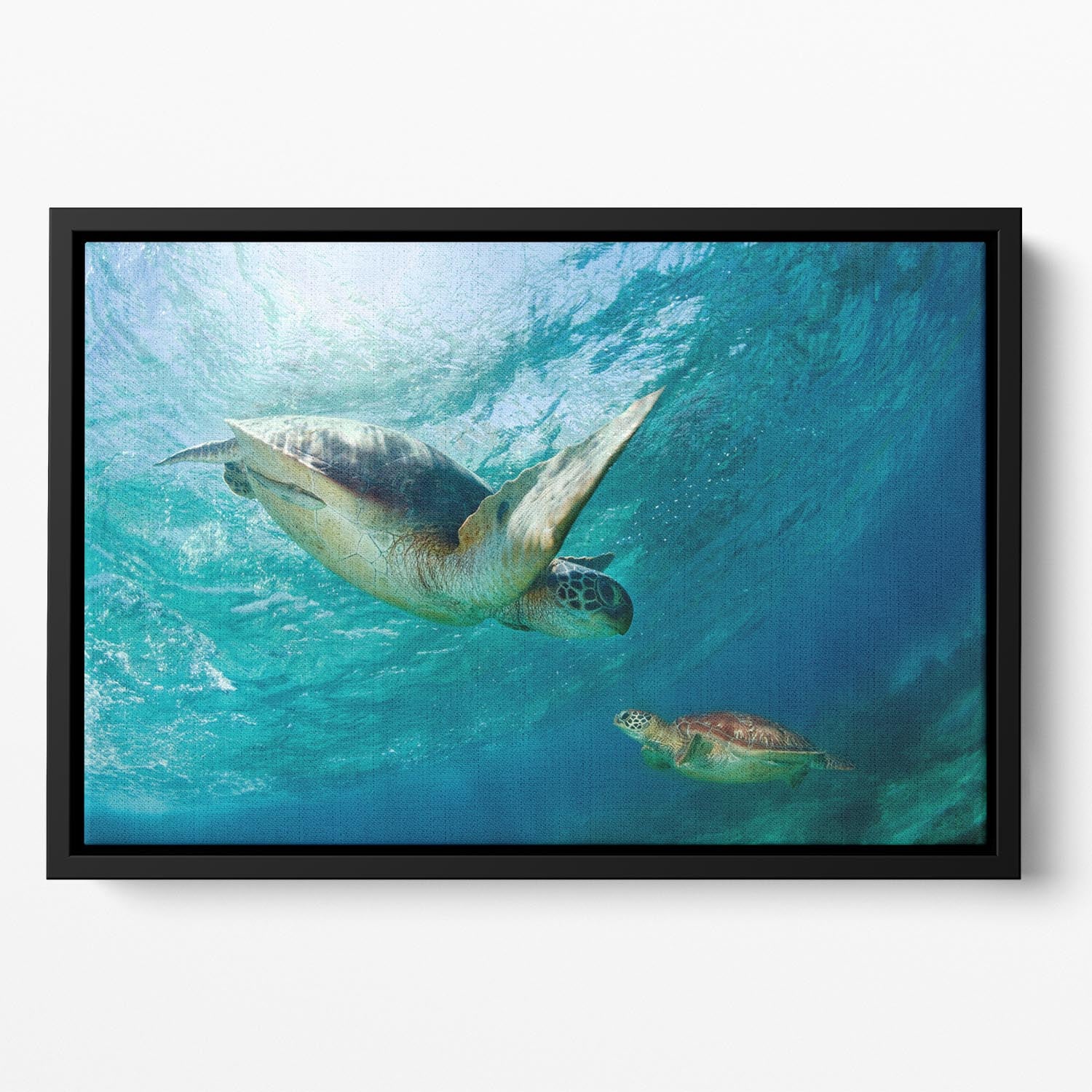 Contact Floating Framed Canvas - Canvas Art Rocks - 2