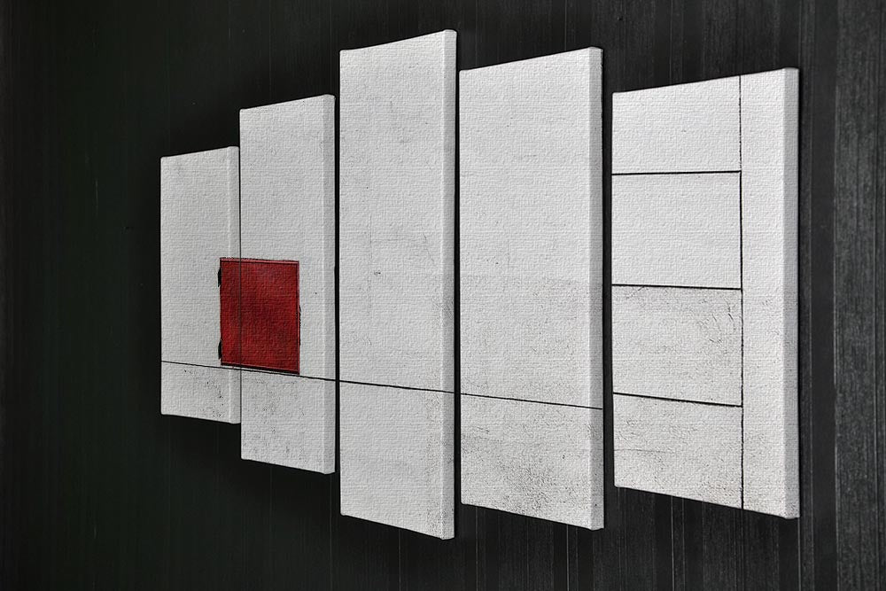 Suprematism Is All Around 5 Split Panel Canvas - Canvas Art Rocks - 2