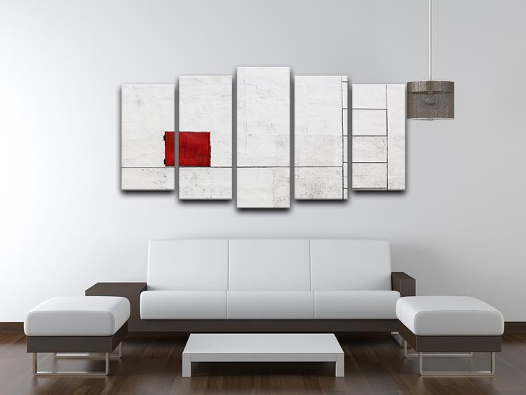Suprematism Is All Around 5 Split Panel Canvas - Canvas Art Rocks - 3