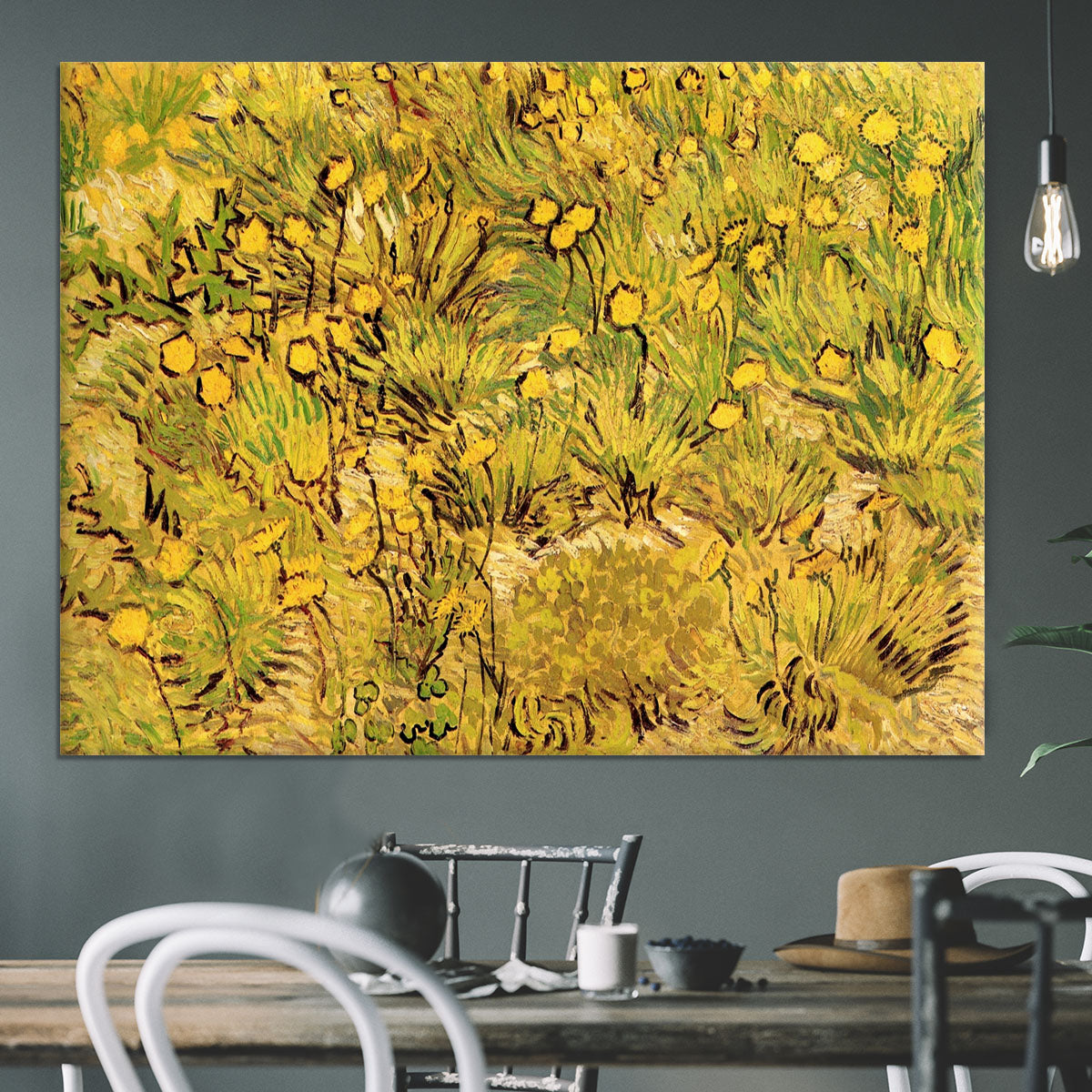 A Field of Yellow Flowers by Van Gogh Canvas Print or Poster - Canvas Art Rocks - 3