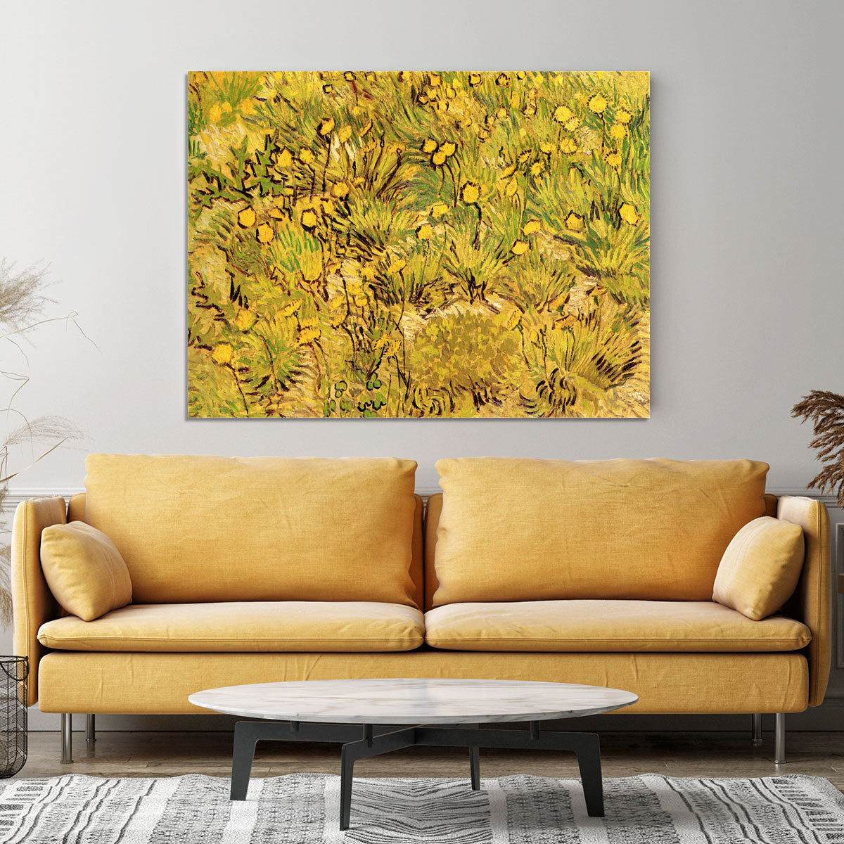 A Field of Yellow Flowers by Van Gogh Canvas Print or Poster - Canvas Art Rocks - 4