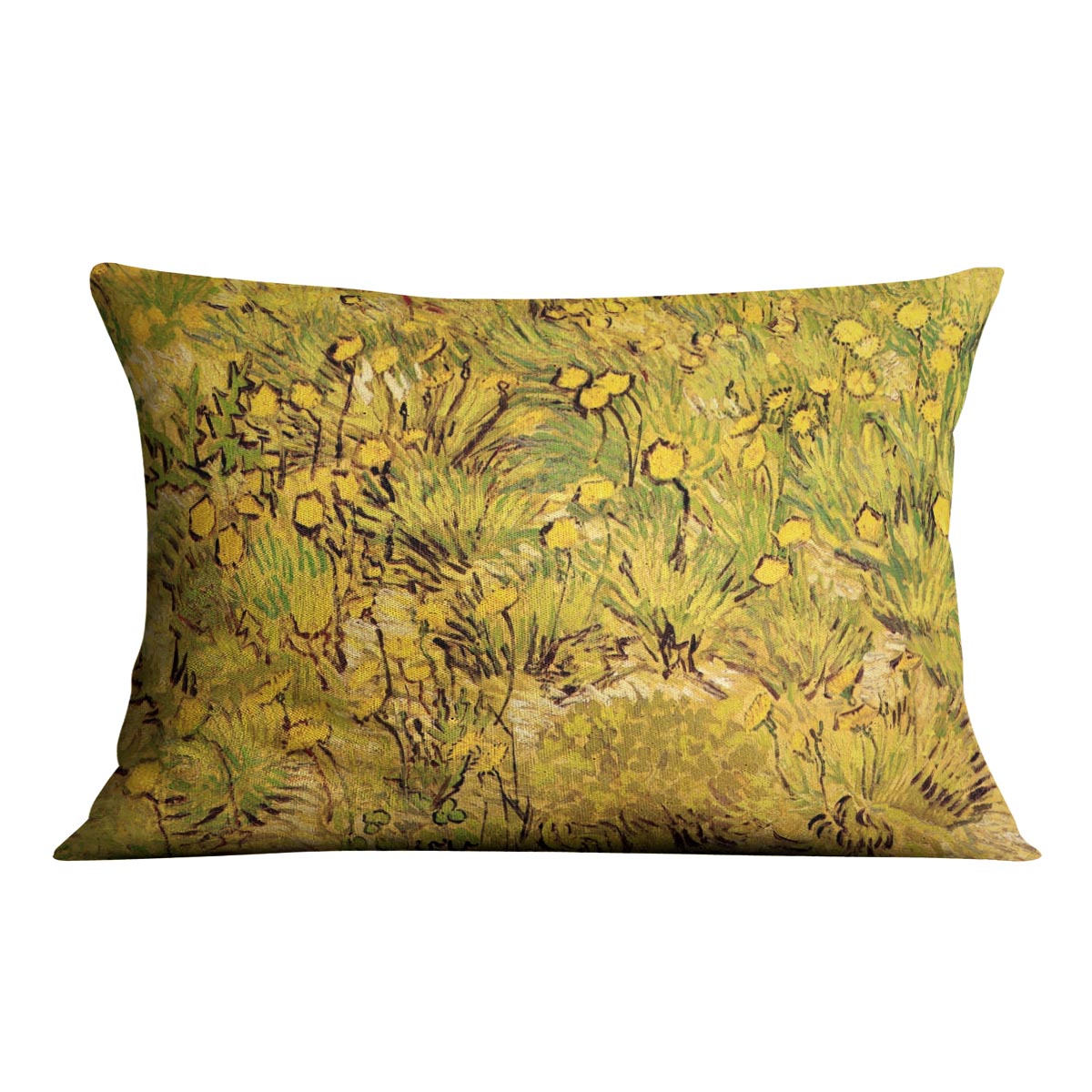 A Field of Yellow Flowers by Van Gogh Cushion