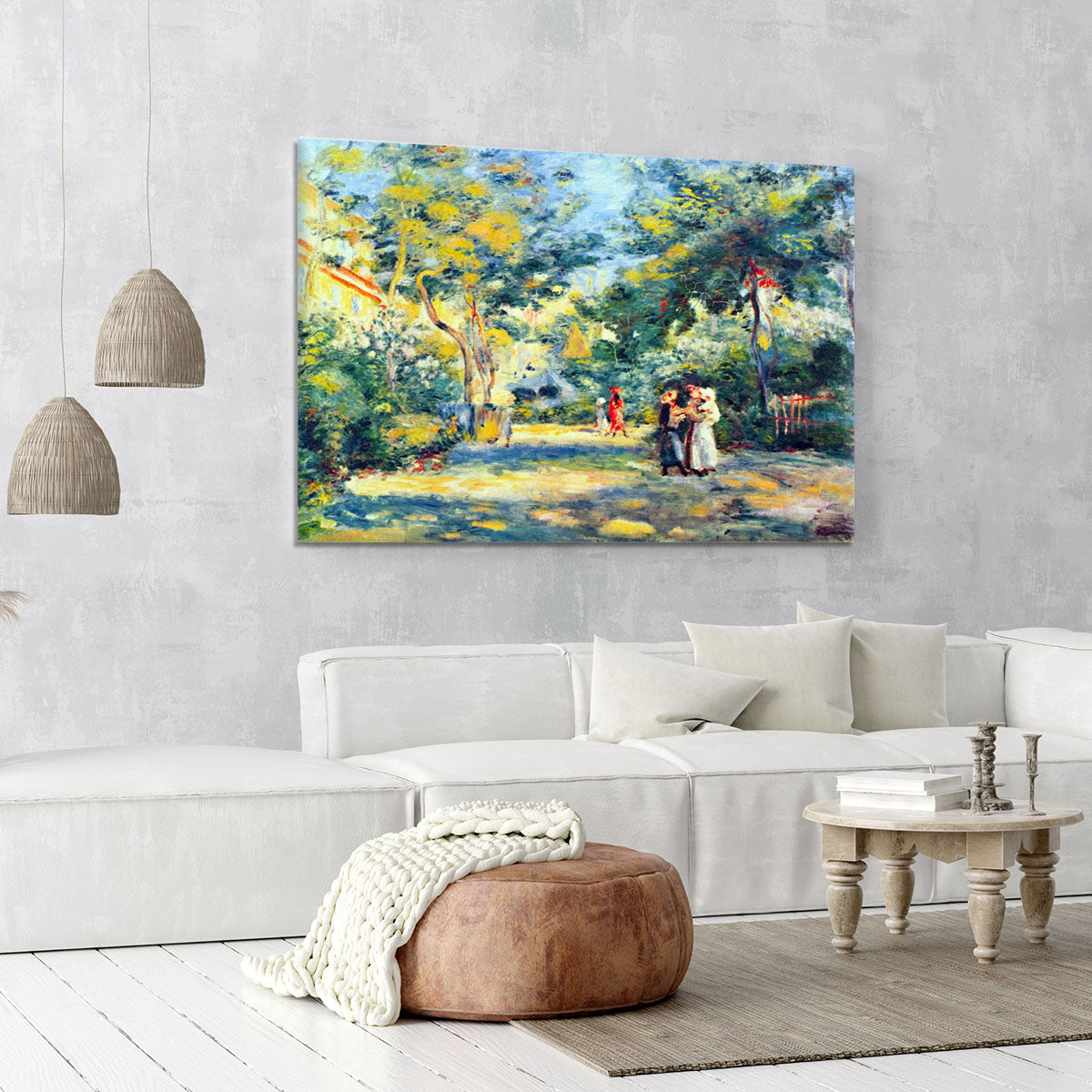 A Garden in Montmartre by Renoir Canvas Print or Poster - Canvas Art Rocks - 6