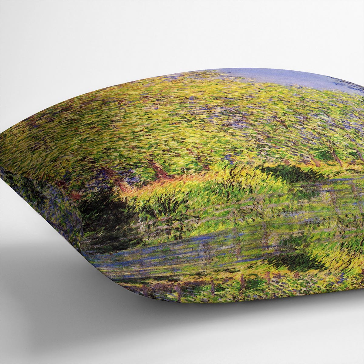 A bend of the Epte Giverny by Monet Cushion