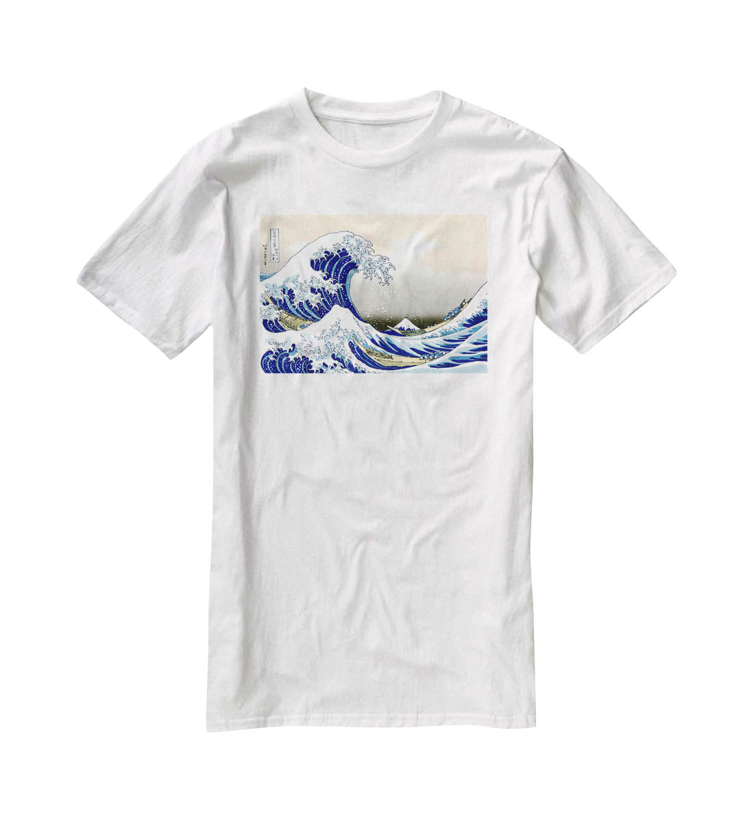 A big wave off Kanagawa by Hokusai T-Shirt - Canvas Art Rocks - 5