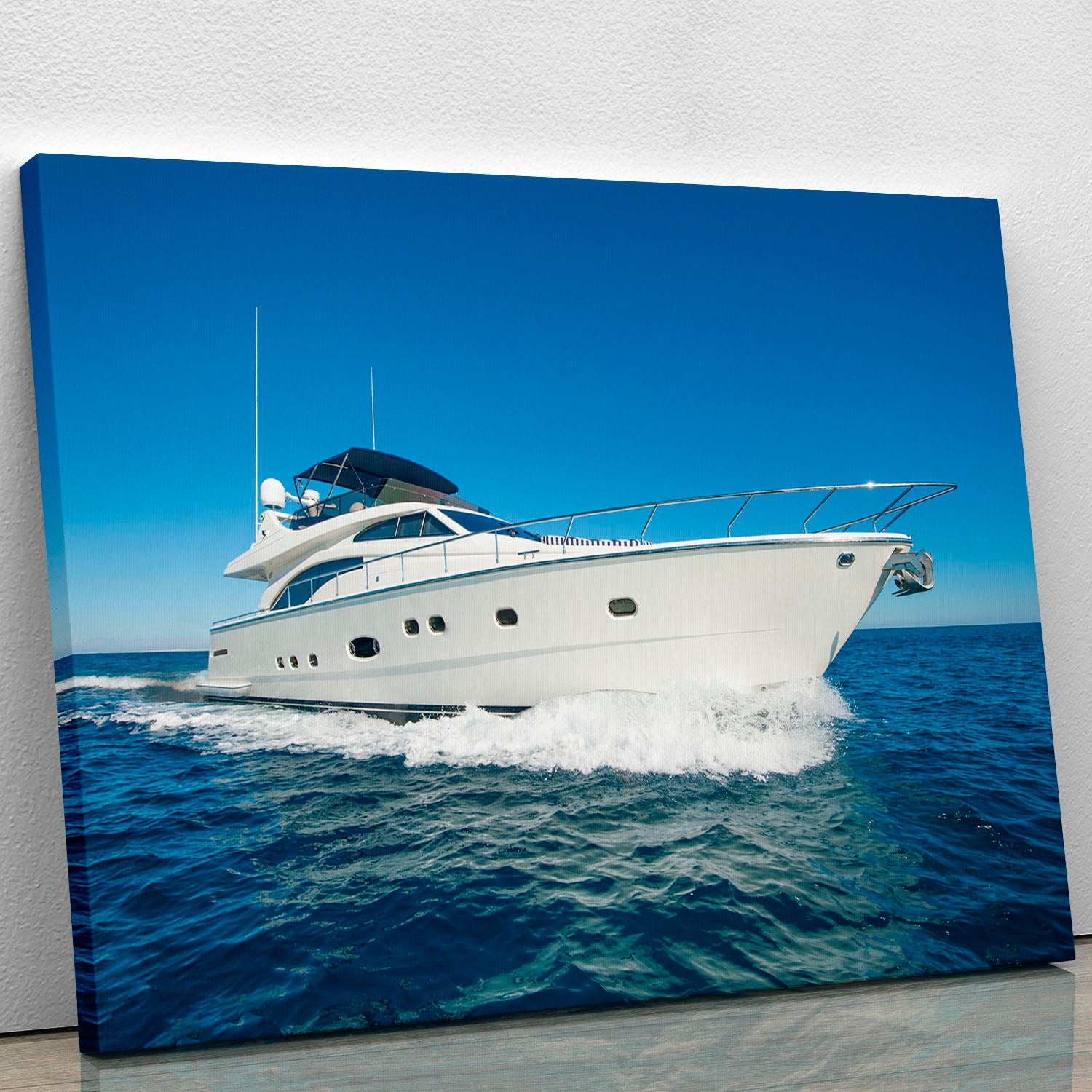 A luxury private motor yacht Canvas Print or Poster - Canvas Art Rocks - 1