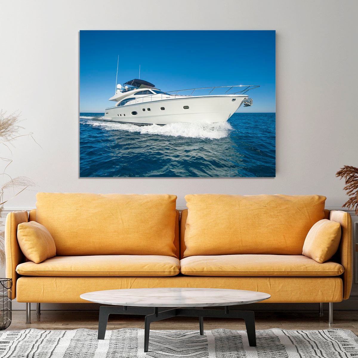 A luxury private motor yacht Canvas Print or Poster - Canvas Art Rocks - 4