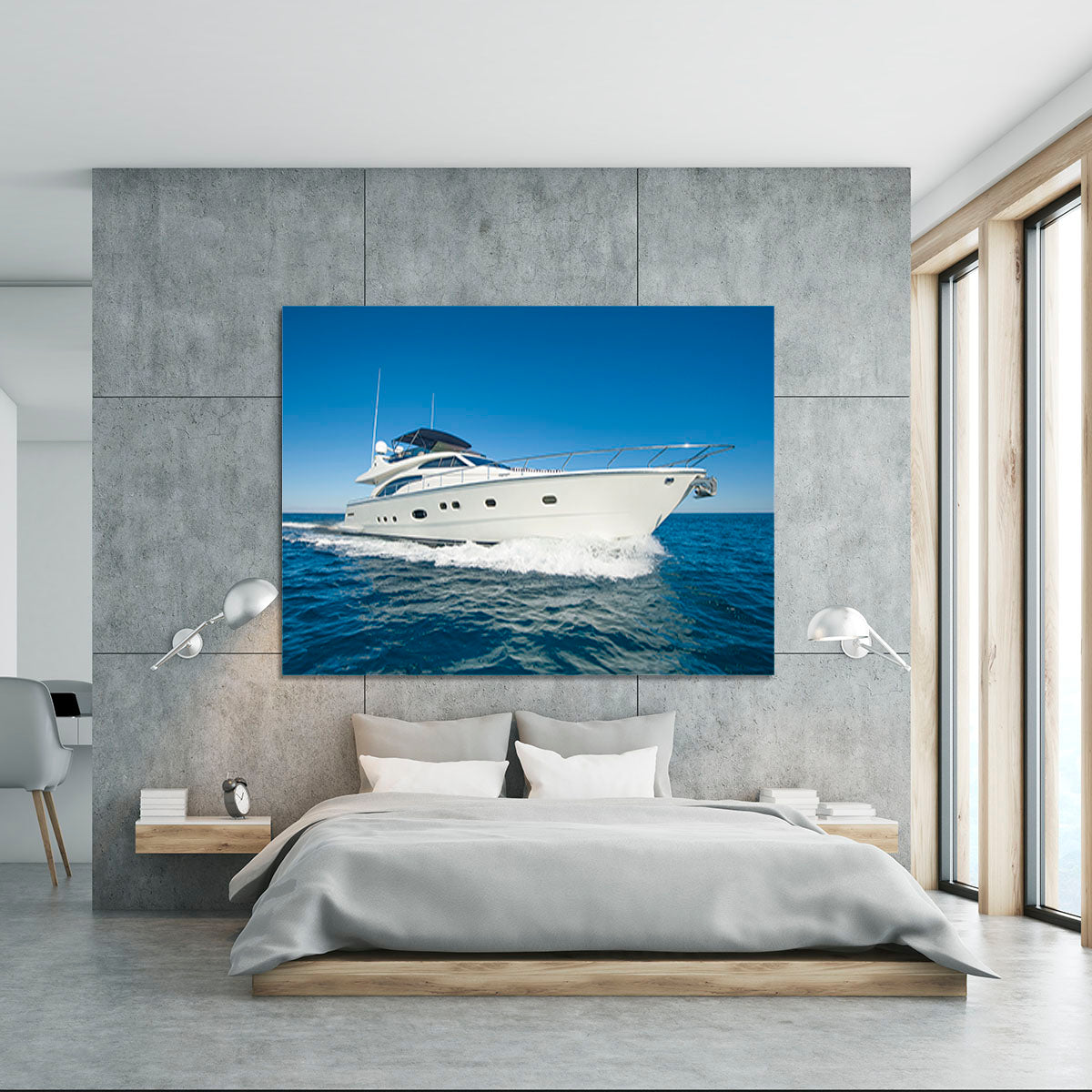 A luxury private motor yacht Canvas Print or Poster - Canvas Art Rocks - 5