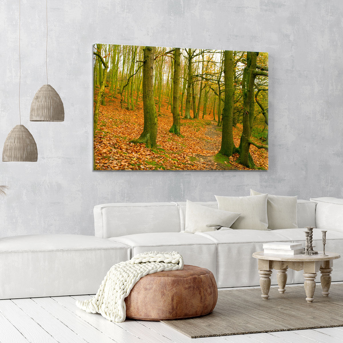 A path through the woods at Haw park Canvas Print or Poster - Canvas Art Rocks - 6