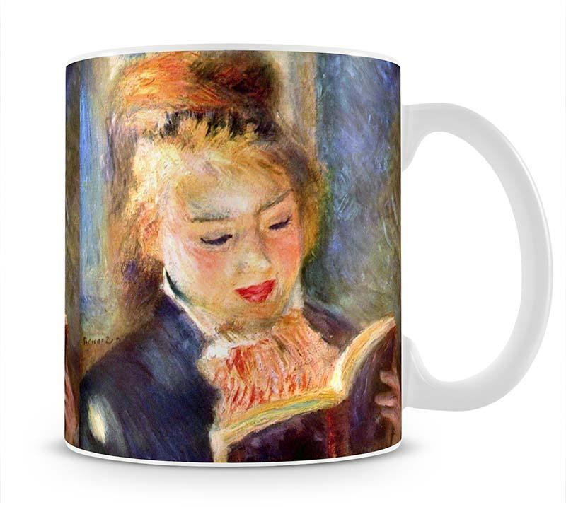 A reading girl1 by Renoir Mug - Canvas Art Rocks - 1