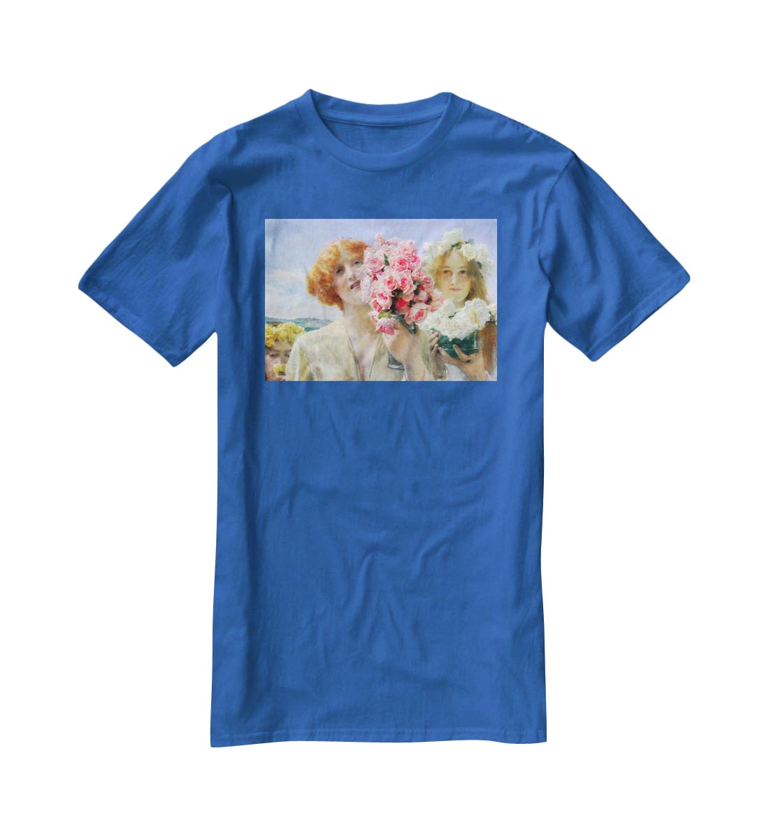 A summer offering by Alma Tadema T-Shirt - Canvas Art Rocks - 2