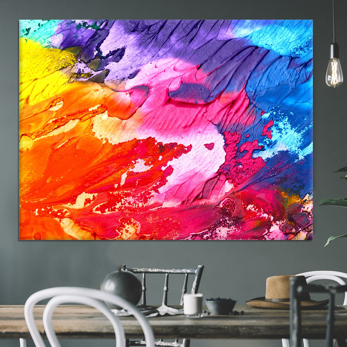 Abstract Oil Paint Canvas Print or Poster - Canvas Art Rocks - 3