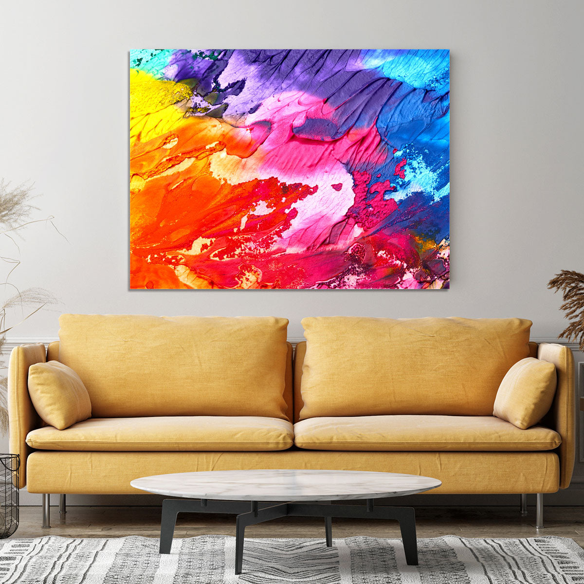 Abstract Oil Paint Canvas Print or Poster - Canvas Art Rocks - 4