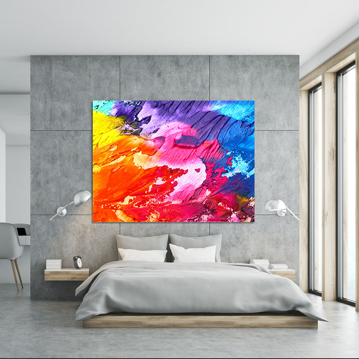 Abstract Oil Paint Canvas Print or Poster - Canvas Art Rocks - 5