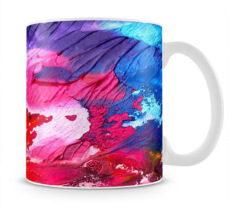 Abstract Oil Paint Mug - Canvas Art Rocks - 1