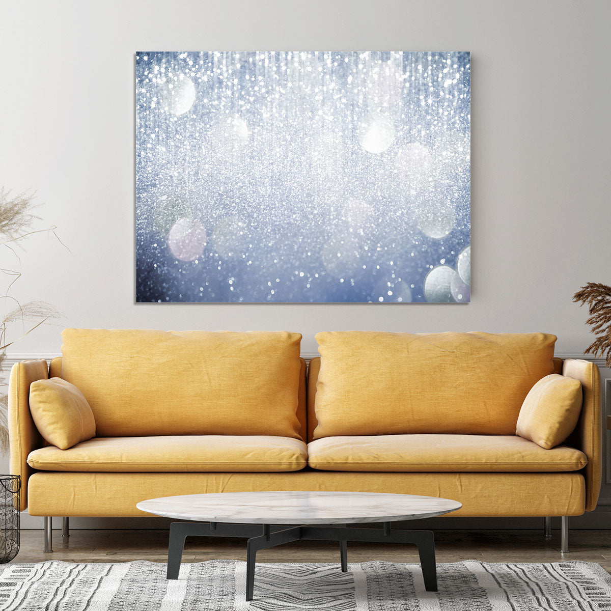 Abstract silver lights Canvas Print or Poster - Canvas Art Rocks - 4