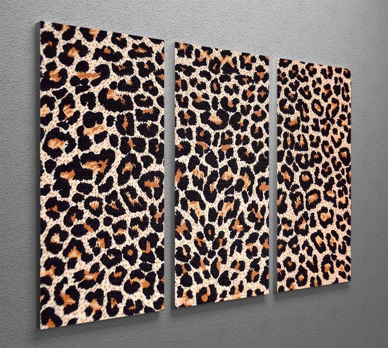 Abstract texture of leopard 3 Split Panel Canvas Print - Canvas Art Rocks - 2