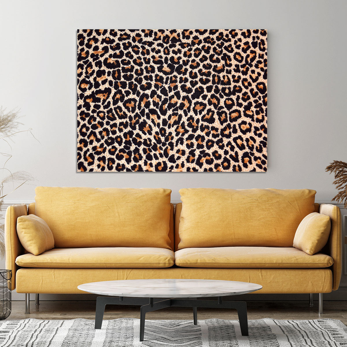 Abstract texture of leopard Canvas Print or Poster - Canvas Art Rocks - 4