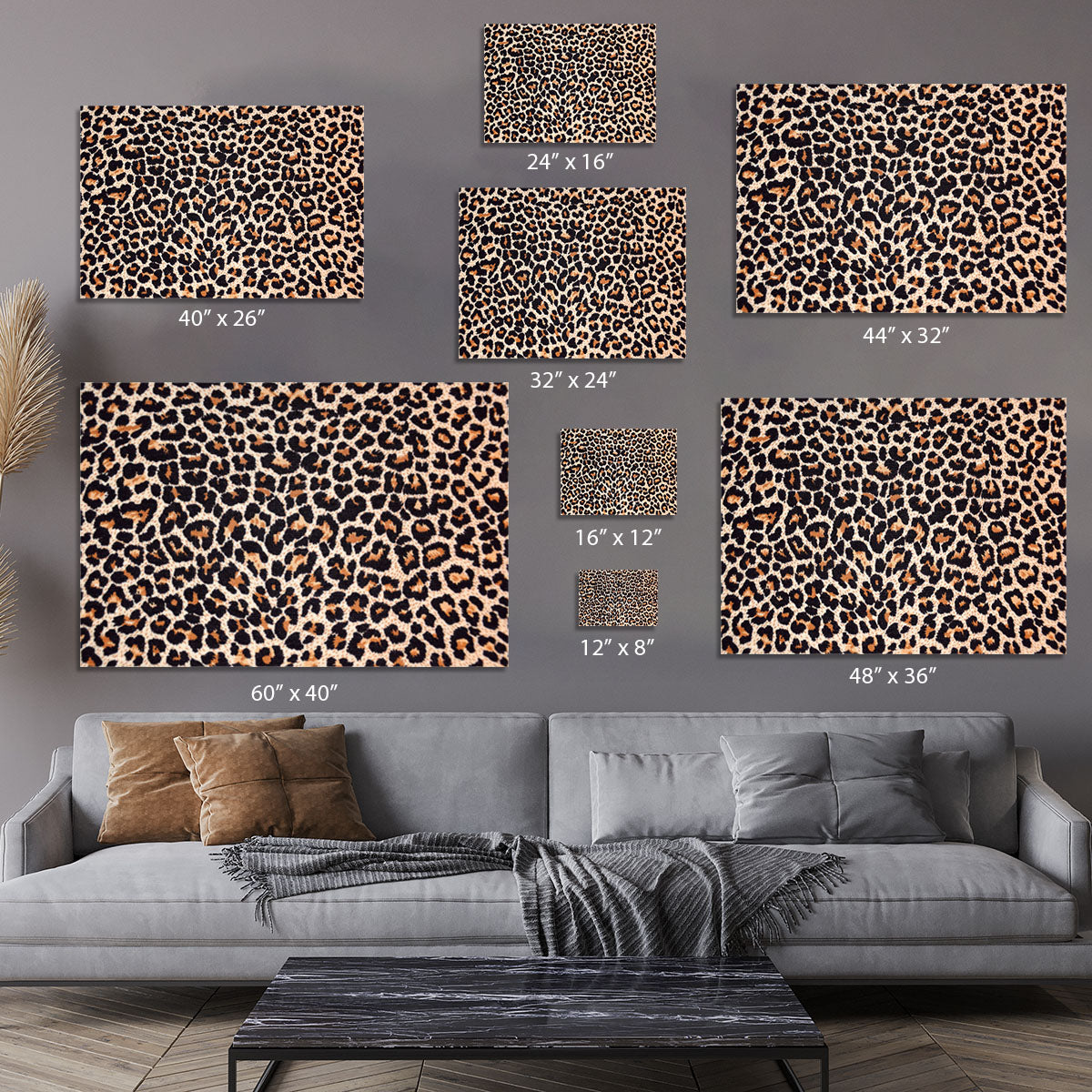 Abstract texture of leopard Canvas Print or Poster - Canvas Art Rocks - 7