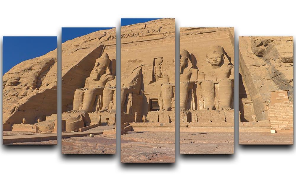 Abu Simbel Temple of King Ramses II 5 Split Panel Canvas  - Canvas Art Rocks - 1