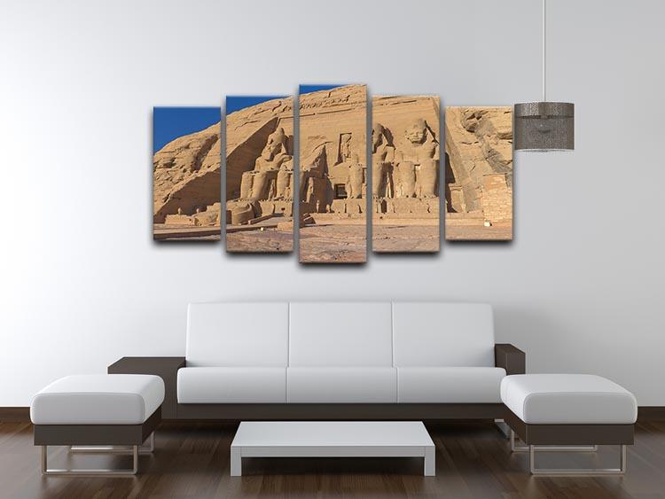 Abu Simbel Temple of King Ramses II 5 Split Panel Canvas  - Canvas Art Rocks - 3