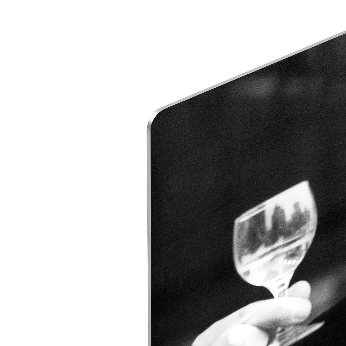 Actor Leonard Rossiter raises a glass HD Metal Print