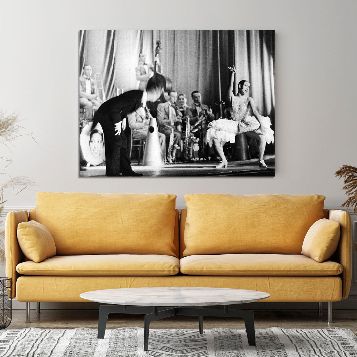Actress Josephine Baker at the Prince Edward theatre Canvas Print or Poster - Canvas Art Rocks - 4