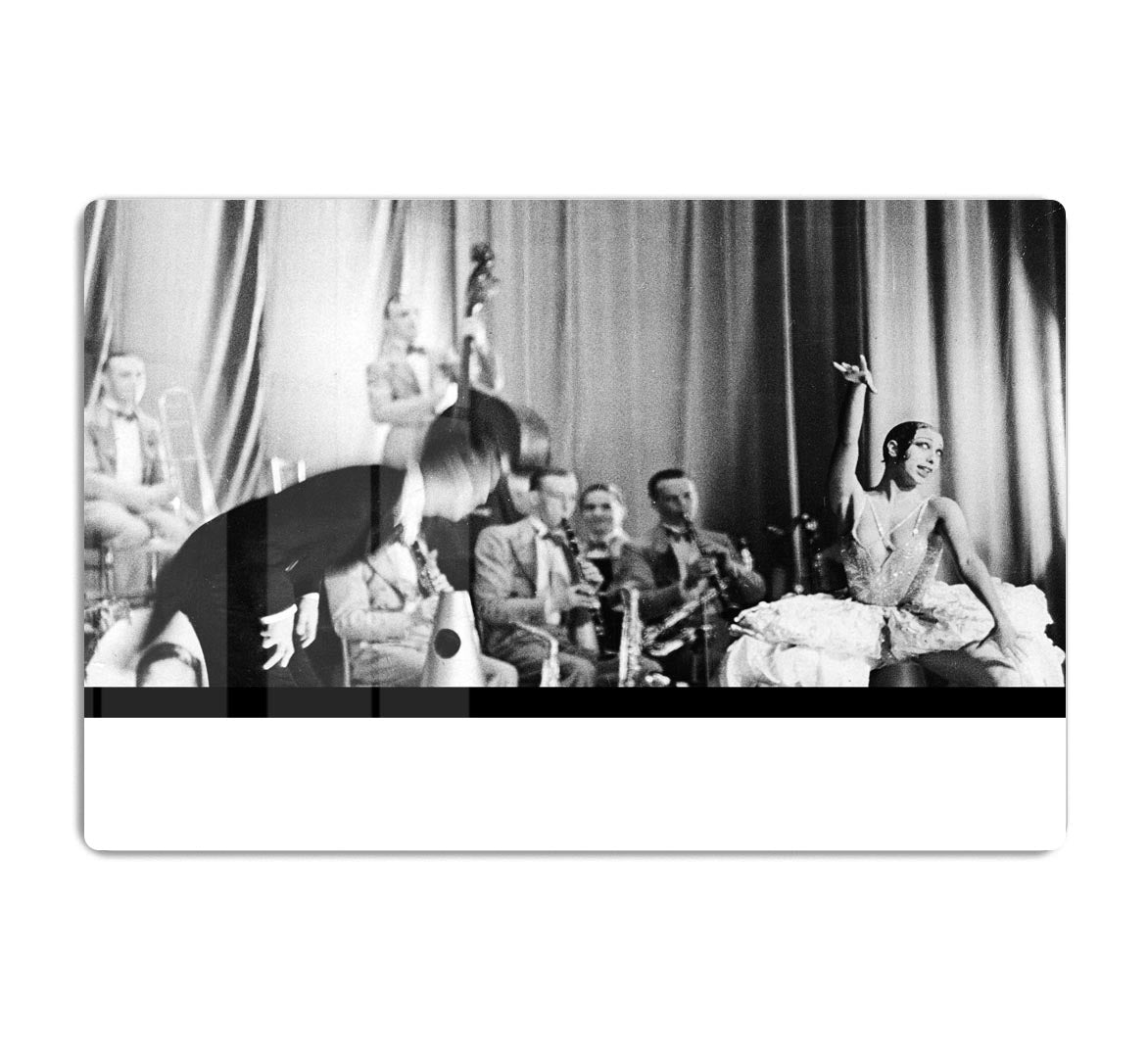 Actress Josephine Baker at the Prince Edward theatre HD Metal Print - Canvas Art Rocks - 1