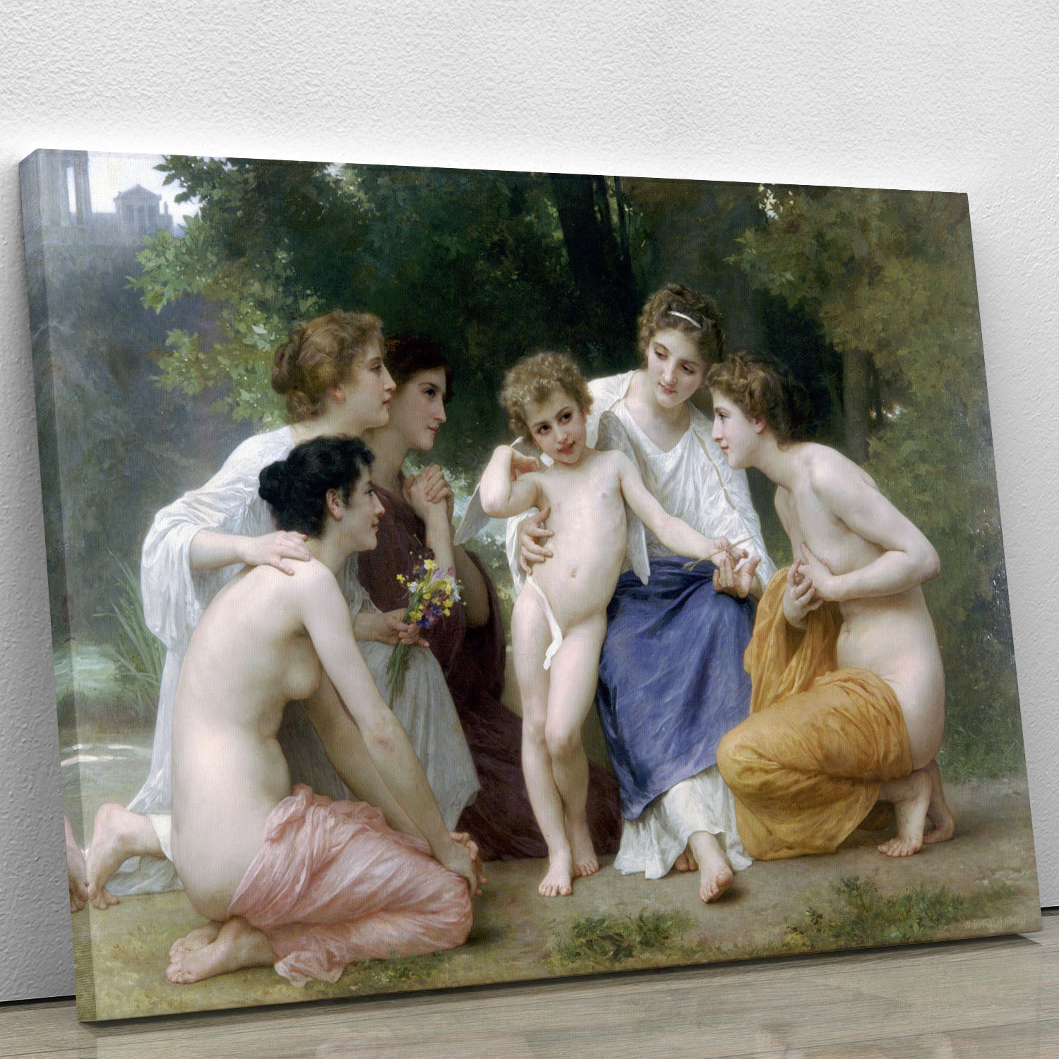 Admiration By Bouguereau Canvas Print or Poster - Canvas Art Rocks - 1